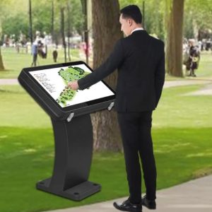 Weatherproof Outdoor LCD Display Advertising Touch Screen Smart Interactive Kiosk